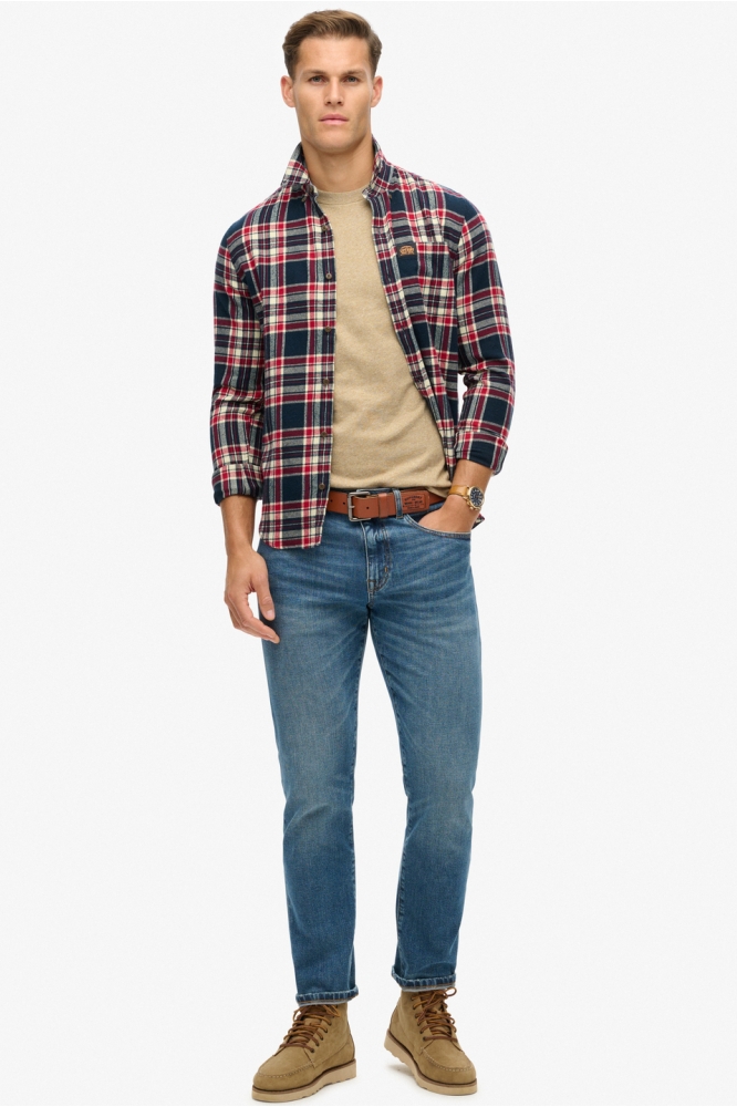 ESSENTIAL LOGO EMB TEE M1011245A TAN BROWN FLECK MARL